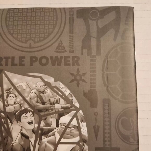 Mighty Morphin Power Rangers/Teenage Mutant Ninja Turtles #1D, B & W Variant - Picture 10 of 12